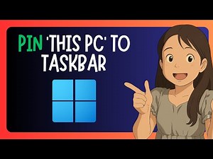 How To PIN OR ADD This PC To Windows 11 Taskbar - EASY