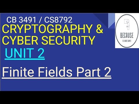 2.9 Finite Fields Part 2 in Tamil