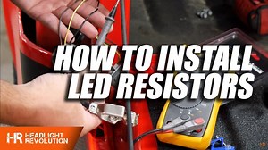 1K views · 36 reactions | When installing LED bulbs to replace your factory blinker bulbs, you will have a "fast flash" or "hyperflash" problem. This means the vehicle will think you have a light bulb burnt out and, as an indicator to you, will flash quicker than normal. In this video, Chris shows you everything you need to know about installing resistors and shows best practices and tools to make the job easy. | Headlight Revolution | Facebook