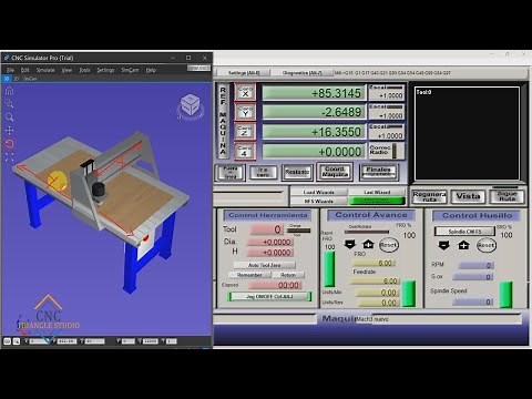 How to Use Mach3 Software to Operate a CNC Router - Complete Guide Main Screen
