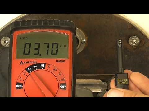 Testing the photocell for resistance