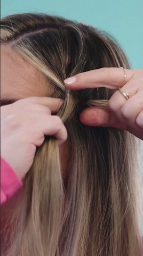 Easy Waterfall Braid How-To #shorts