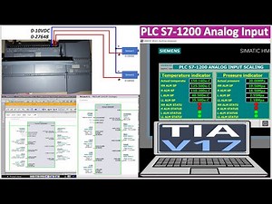 PLC S7-1200 Analog input full tutorial