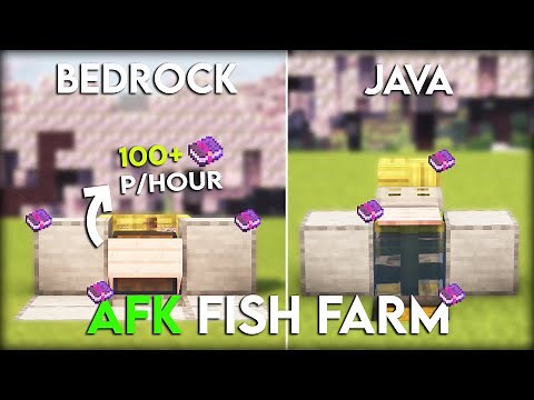 BEST Automatic Fish Xp Farm Tutorial in Minecraft 1.20 (Java & Bedrock)