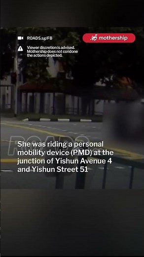 PMD rider, 50, taken to hospital after collision with car in Yishun