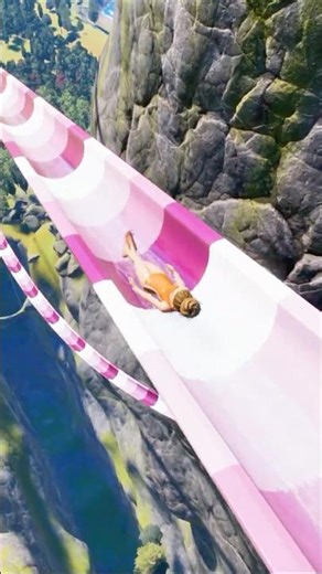 You can fall off this slide! (Planet Coaster 2) #waterslide #waterpark