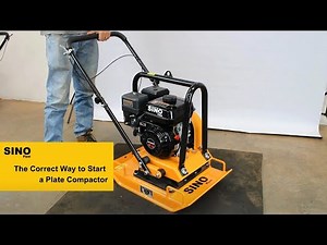 How to Start & Use a Plate Compactor Safely | Beginner-Friendly Operation Guide