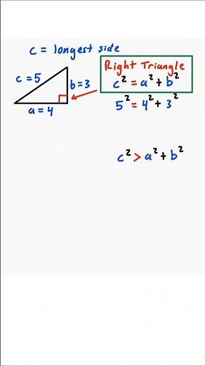 Right, Obtuse, or Acute? Find Out from 3 Sides!