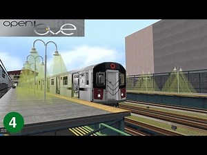 OpenBVE: Woodlawn Bound (4) Train | Kawasaki R142A🚇