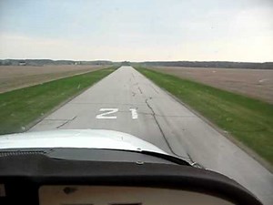 Perfect landing in a Cessna 172