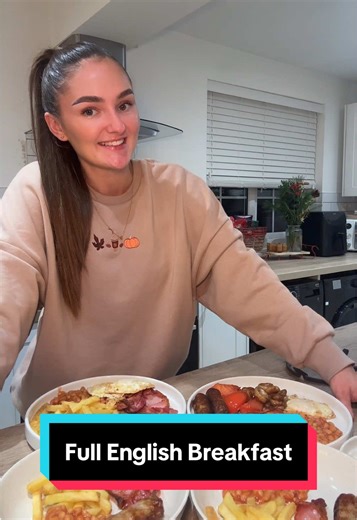 Dish up Full English Breakfast, for dinner, with us 🥰❤️ #dinnerwithme #dishup #dinner #foodlover #fyp