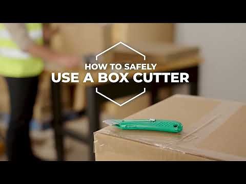 How to Safely Use a Box Cutter Tutorial