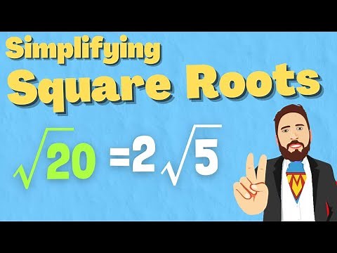 SIMPLIFYING Square Roots Using Perfect Squares | Maths Lesson