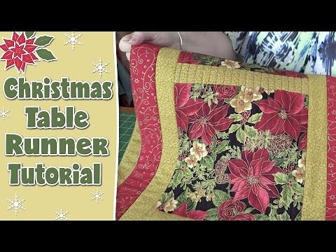 Christmas Table Runner - Quilting Tutorial