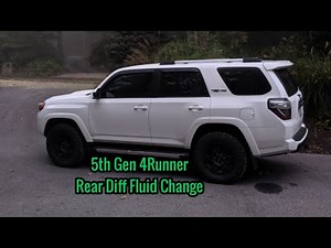 How to Change the Rear Differential Fluid in a 5th Gen 4Runner
