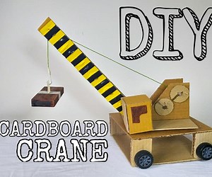 DIY Cardboard Crane