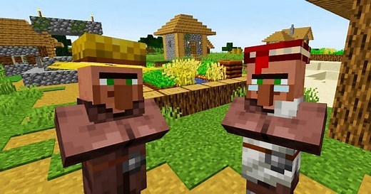 What do villagers eat in Minecraft?
