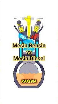 Ini perbedaan mesin bensin dan mesin diesel #infootomotif #otomotif