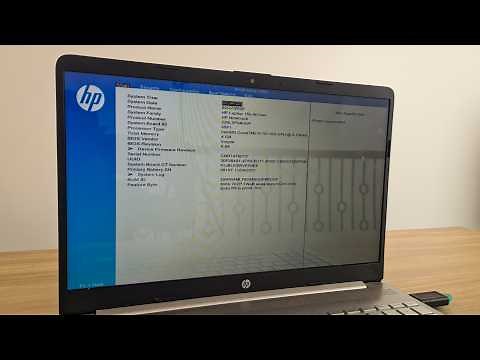 HP, boot from USB drive