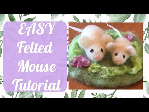 How to Needle Felt a Mouse: Easy Beginner Mouse Tutorial