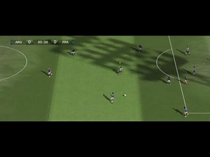 FIFA 08 gameplay (PC) | FIFA 2008 full match gameplay | Argentina vs France