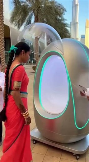 AI Grooming Machine Goes VIRAL in Dubai! 🤖🔥
