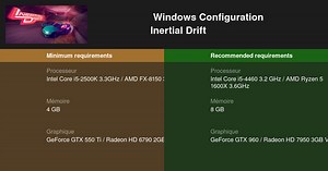 Inertial Drift Configuration requise 2025 - Testez votre PC 🎮