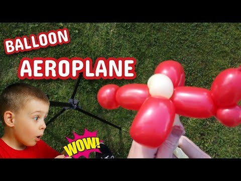 How to make a Model Balloon Plane | Easy Balloon Plane for kids | Modelling balloon tutorial