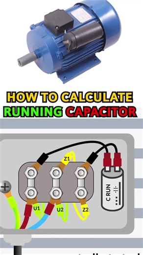 Calculating Running Capacitor for Single Phase Motor