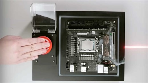 This new SSD will literally self destruct if you push the big red button it comes with — Team Group posts video of data destruction in action