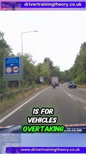 driving theory test practice what is crawler lane?