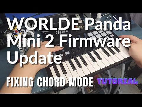 WORLDE Panda Mini 2 Firmware Update - Fixed Chord function...FIXED! | How to Install and Update Mode