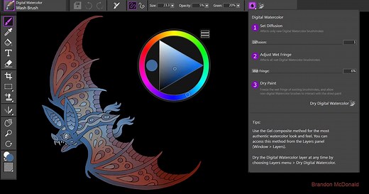 How to paint with Digital Watercolor - Corel Discovery Center