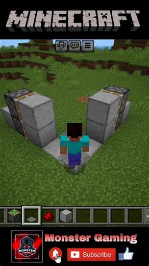 Smart Corner Entrance in Minecraft 🔥 #minecraft #minecrafttutorial #shorts