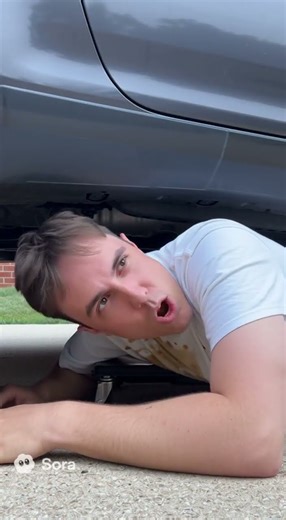 Dr Donut is fixing a car