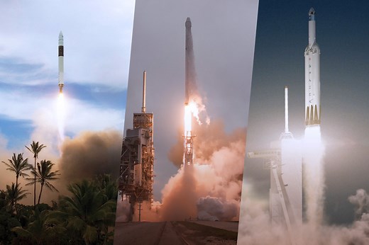 See the Evolution of SpaceX's Rockets in Pictures
