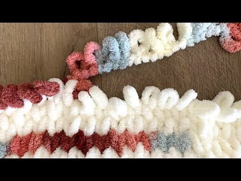 How to Make a Loop Yarn Blanket
