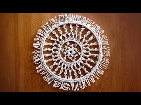 DIY Macrame SUN Dreamcatcher