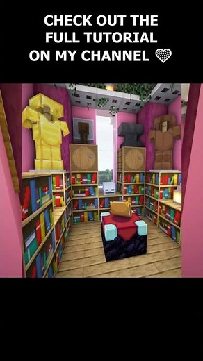 Minecraft : Pink House Build Short