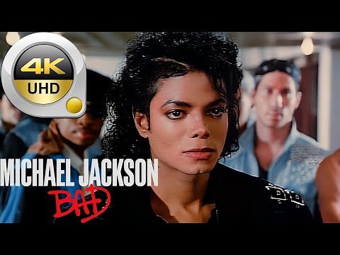 Michael Jackson - Bad | Restored Official Music Video - Remastered and Upscaled