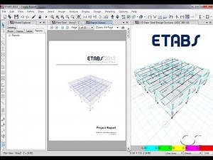 ETABS - 13 Creating Reports: Watch & Learn