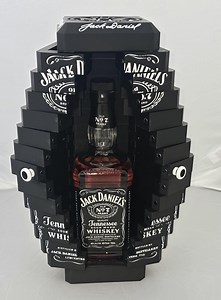 Jack Daniel's Whiskey Display Case: 3D Printed LED Lighted Bar Decor - Etsy