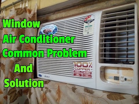 Window Air Conditioner Common Problem And It's Solution..How To Fix Window Air Conditioner..