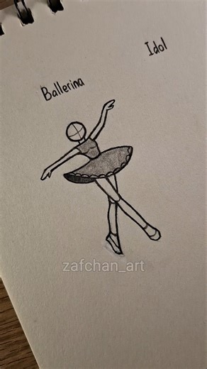 How to draw bodies ✨️ (Ballerina, idol & cheerleader ) #drawing #tutorial #howtodraw #art #sketch