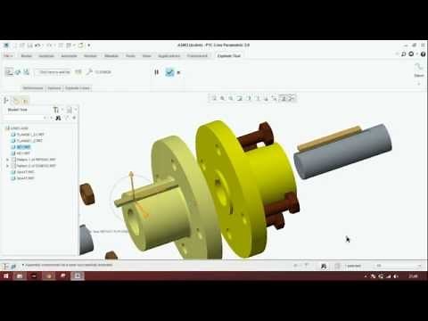 Exploded view in creo parametric (2.0/3.0/5.0)