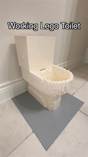 Lego toilet that uses real water | TD Bricks
