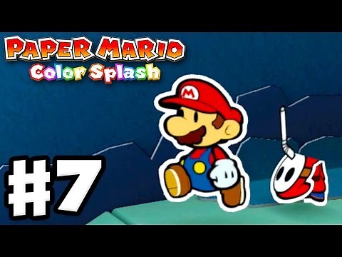 Paper Mario: Color Splash - Gameplay Walkthrough Part 7 - Indigo Underground 100%! (Nintendo Wii U)