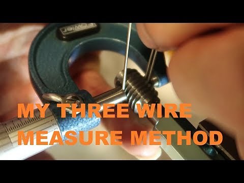 Three Wire Thread Measuring Method