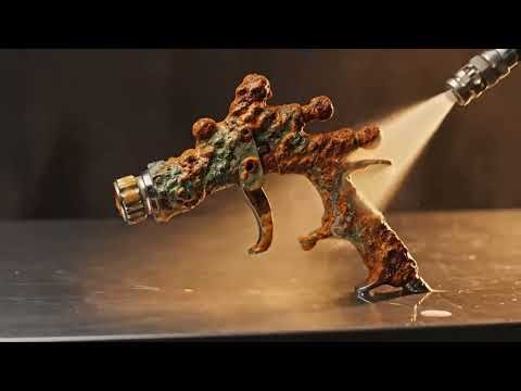 Extreme Rust Removal | Sci-Fi Toy Blaster Restoration