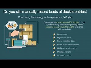 Scan to record dockets with LogiKart